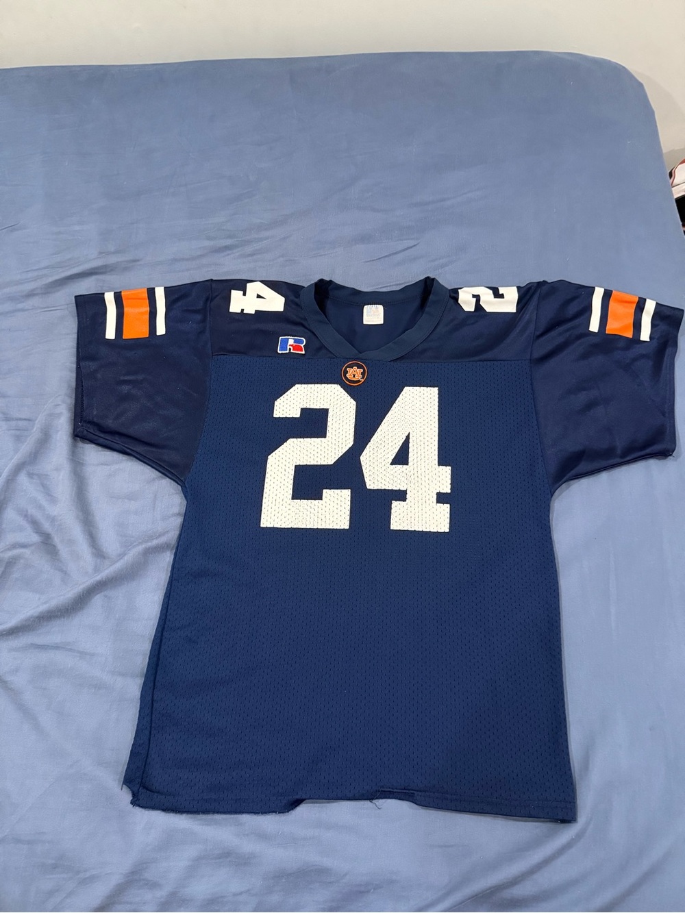 Vintage Russell Athletic Auburn Tigers Youth Medium #24 Football Jersey